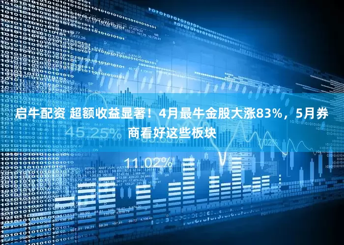 启牛配资 超额收益显著！4月最牛金股大涨83%，5月券商看好这些板块