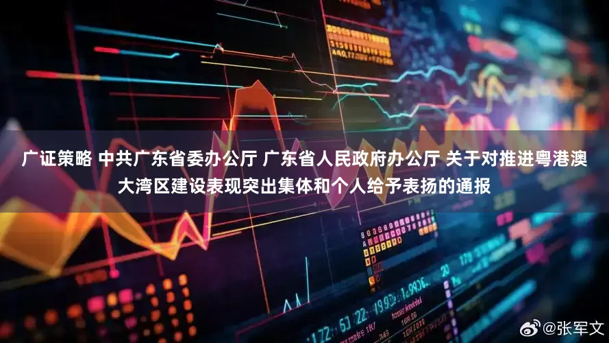 广证策略 中共广东省委办公厅 广东省人民政府办公厅 关于对推进粤港澳大湾区建设表现突出集体和个人给予表扬的通报